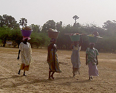 En route vers le marché artisanal