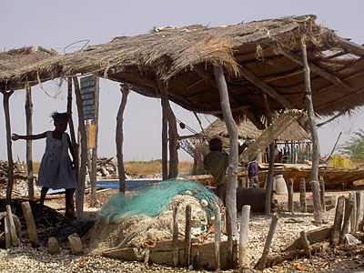 Wandiè, village de pêcheur